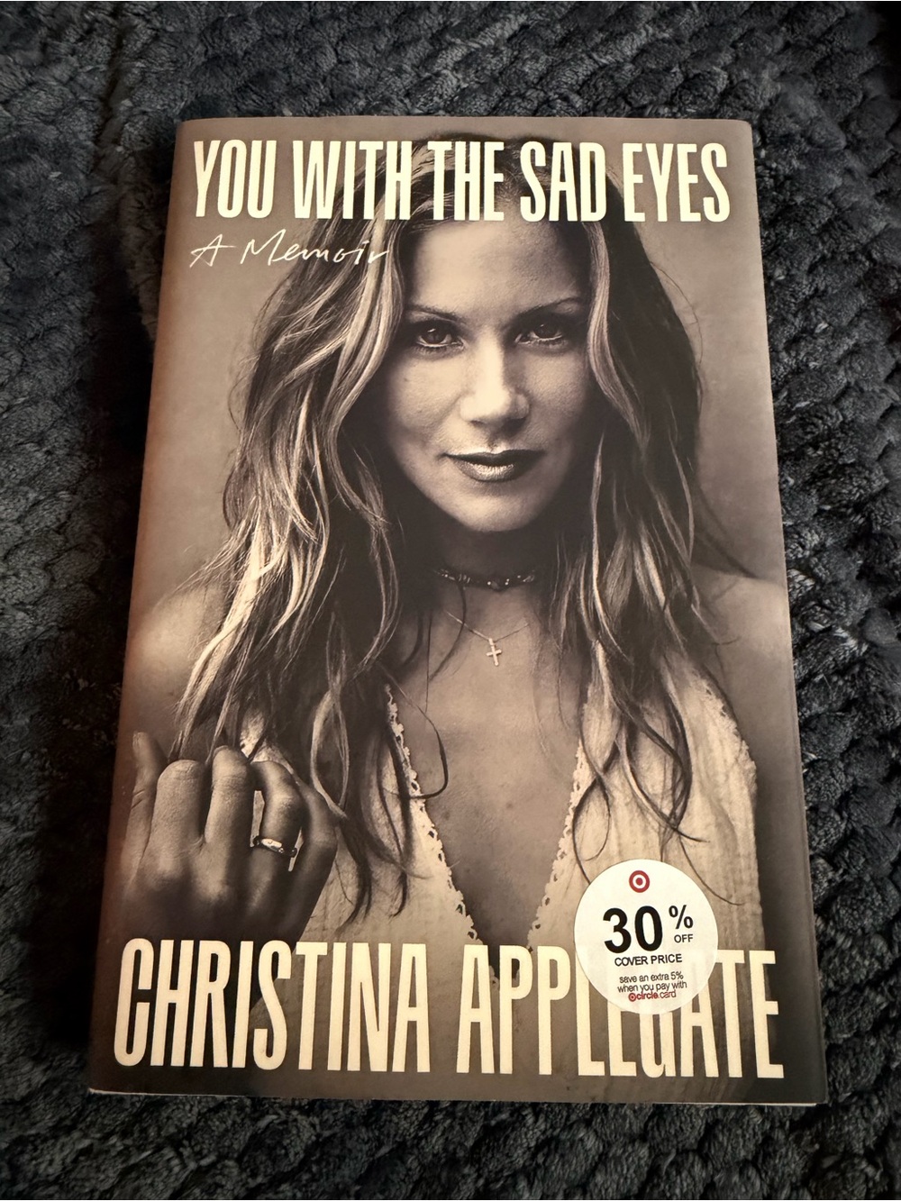 "You With The Sad Eyes" Hardcover Memoir - Black